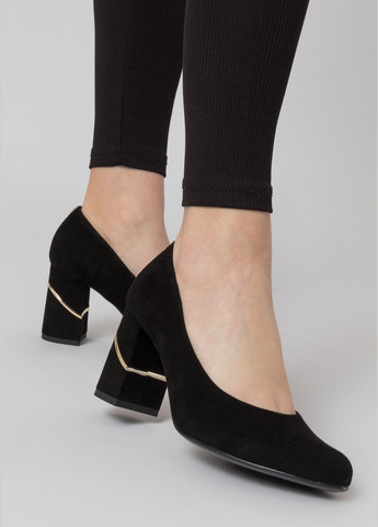 Sala Туфлі (1192ТПА) чорний з натуральна замша, — (328915751)