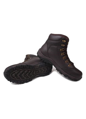 Коричневые ботинки leather mens walking boots brown 11(46) Gelert