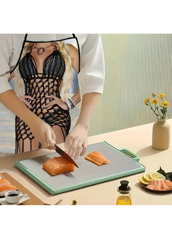 Фартук для женщин с девушкой в купальнике и в парео 72 на 53 см разноцветный Jannet Фартух (361893430)