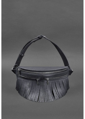 Шкіряна жіноча сумка на пояс Spirit темно-синя BlankNote поясна сумка (348359286)