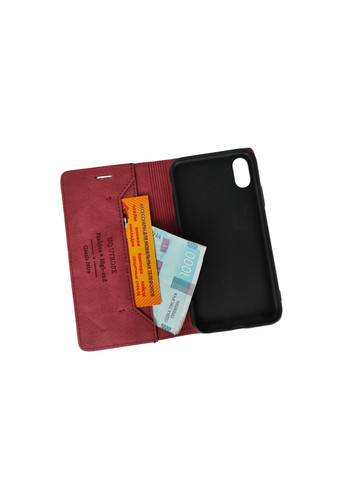 Чохол книжка магнітний iPhone X\XS Чохол книжка на айфон 10 з кишенями під гроші Apple (324624145)