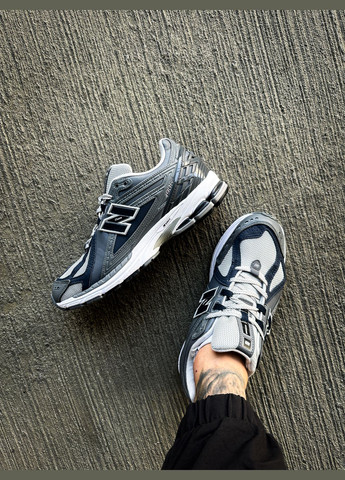 Серые демисезонные кроссовки мужские new balance 1906r grey blue | нью беланс 1906r серые синие No Brand