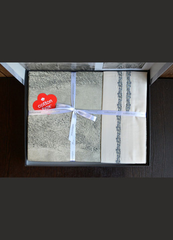 Комплект постільної білизни Elite Saten 200×220 Sendero Haki Cotton Box (318381708)