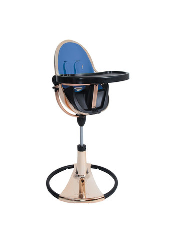 Стільчик для годування FRESCO Rose gold/Riviera blue Bloom U10515-GRB\E10540-RBL (353308371)