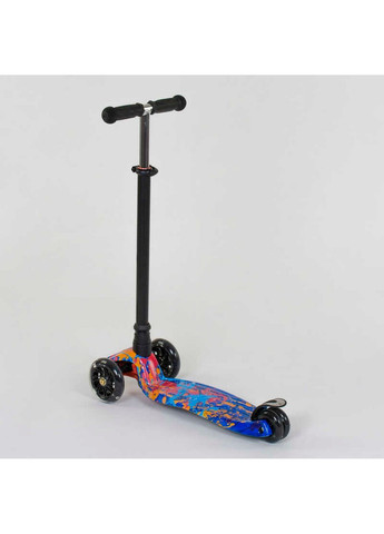 Самокат дитячий пластмасовий з алюмінієвою трубкою керма + 4 колеса 59х16х30 см Best Scooter (289365553)