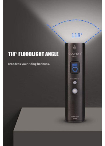 Велосипедный фонарь (велофара) Gaciron V9M-1000 Lumen USB батарея 4000mAh (Черный) No Brand (331639834)