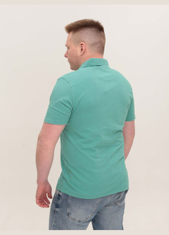 Поло чоловіче зелене пряме короткий рукав великий розмір Jean Piere Пряма (324219708)