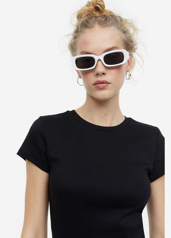 Черное повседневный платье H&M однотонное