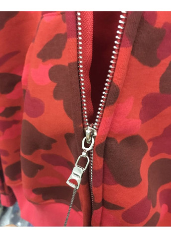 Худи красный Bape A Bathing Ape Shark Purple Camo Full Zip Hoodie Womens (356677632)