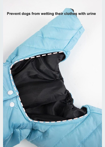 Комбінезон для собак та котів Sky Blue блакитний A: 31 см B: 37 см C: 32 см 6955 Ecotoys (275394978)