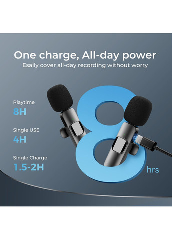 Бездротові петличні мікрофони універсальні 2 шт комбінований YRF Amazon (343274313)