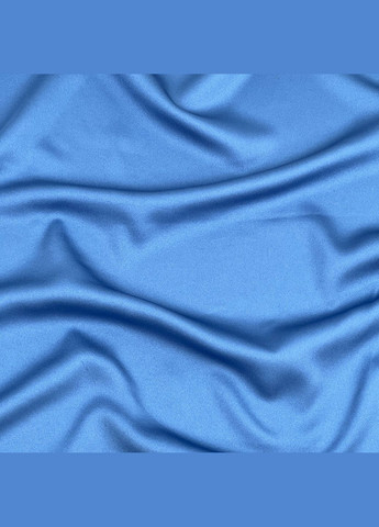 Хустка жіноча однотонна атлас синя HEIDI LuckyLOOK 176-263 (290278327)