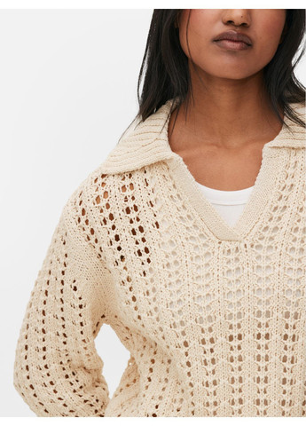 Світло-бежевий пуловер демісезон,світло-бежевий, Primark