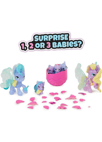 Ігровий набір Сюрприз у яйці CollEGGtibles Rainbow-Cation Family Hatchy Home (6064437) Hatchimals (342123097)