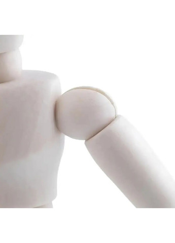 Подвижный деревянный манекен 14 см, бежевый, художественная фигура для рисования и творчества No Brand (364191386)