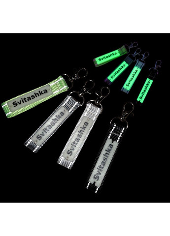Магічний світловідбиваючий брелок Svitashka 2в1 | Світиться у темряві + відбиває світло Чорний No Brand (346286815)