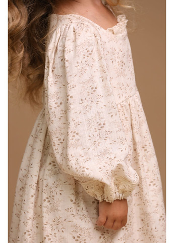 Бежевое детское платье для девочки бежевое маргарет Darochka (354831232)