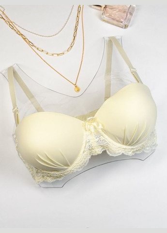 Жёлтый бюстгальтер bl2-804 жёлтый ISSA PLUS кружево