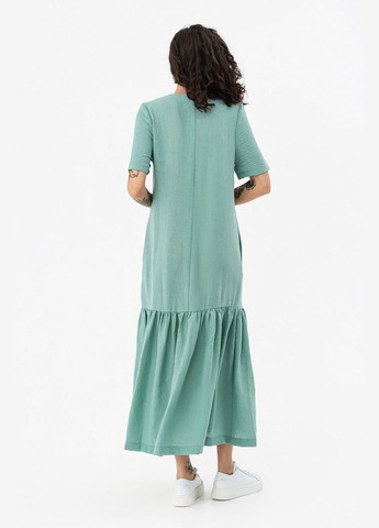 Зеленое кэжуал платье avit Garne однотонное