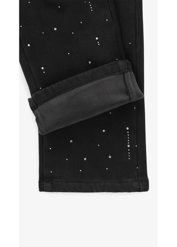 Черные зимние джинсы для девочки m5205 116 см черный shop (2000999147357) Kai-Kai