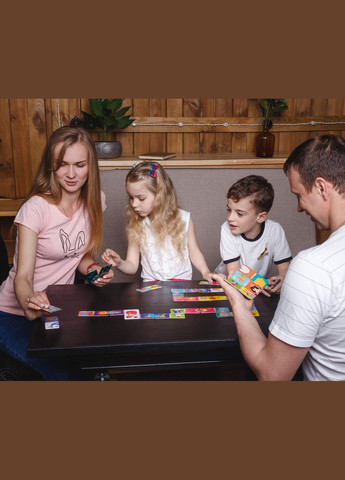 Настольная игра Crazy Koko Домино, укр. язык () Vladi toys VT8055-10 (336329330)