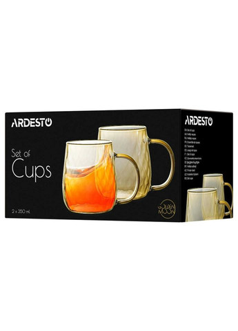 Набор чашек Golden Moon AR-2635-GG 350 мл 2 шт Ardesto (324824750)