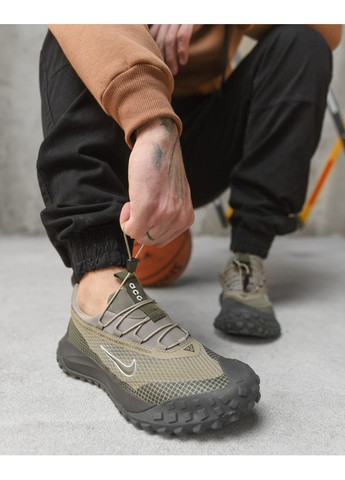 Оливковые (хаки) летние мужские кроссовки nk хаки 4 No Brand