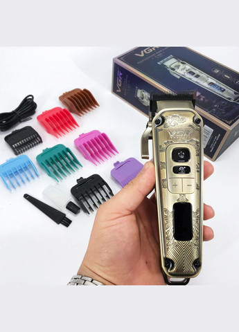 Машинка для стрижки волосся триммер для бороди V-005, Машинка окантувальна, Підстригальна машинка VGR (364664531)