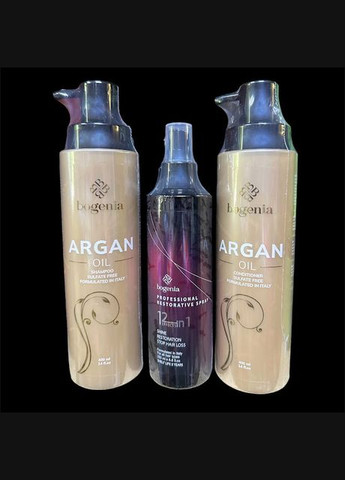 Набір: шампунь, кондиціонер, спрей 12 в 1 Bogenia (304055756)