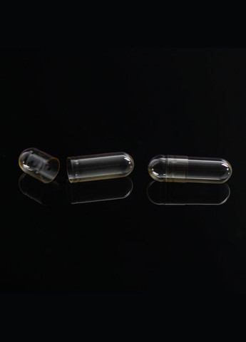 Капсули желатинові "1" прозорі порожні 100 шт. 0,50 мл тверді Желатинові капсули для ліків China (279835765)