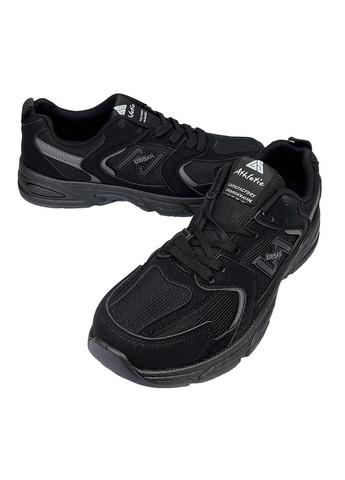 Черные мужские кроссовки комбинированные черные 10986-1 Gipanis