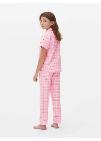 Штани для сну,рожевий-білий в клітку, Primark (361028684)