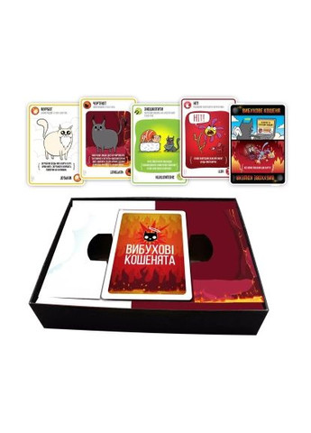 Настольная игра Взрывные котята: Добро и Зло (Exploding Kittens: Good Vs Evil) (укр.) (EKIEK12UA) ROZUM Вибухові кошенята Добро і Зло (Exploding Kittens G (367829699)