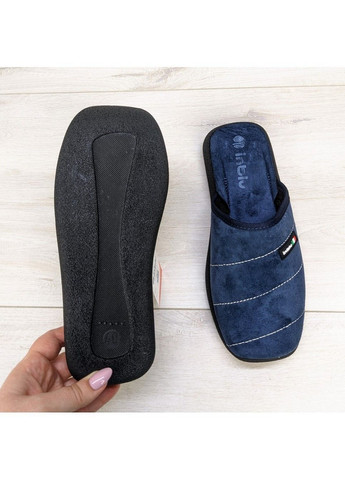 Синие тапочки мужские домашние закрытые Inblu