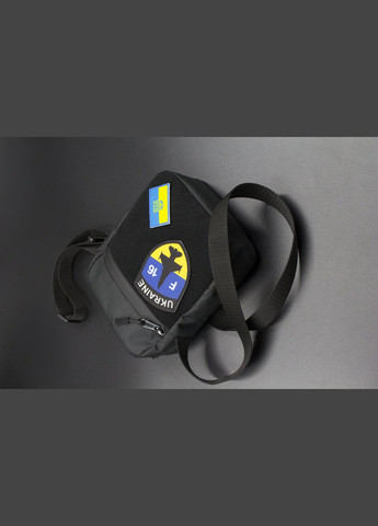 Сумка мессенджер через плечо с личучкой для патчей (+ шеврон 2шт) KLUNOK Сумка через плече (336190384)