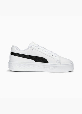 Кроссовки женские Smash Platform V3 White 390758-04 Puma белые (332610105)