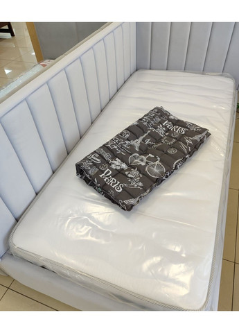 Ортопедичний матрац - наматрацник з біо наповнювачем, дихаючий з ефектом релакса. Париж Темний - 90 на 180 см Ekko Seat (353719039)