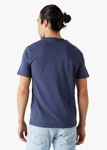 Темно-синя футболка з коротким рукавом Levi's