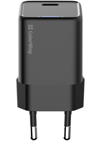 Зарядка тайп си блок питания для телефона/айфона/планшета GaN 25W Type-C Power Delivery (PD) + USB Quick Charge (QC 4.0) Colorway GaN Mini (367984433)