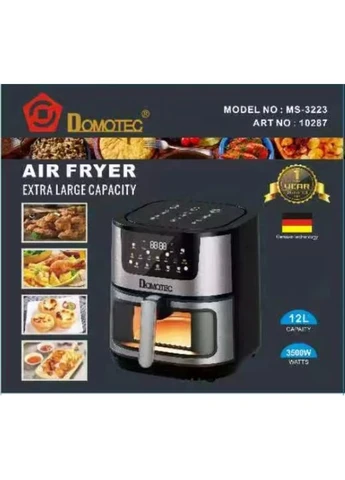 Аерофритюрниця Domotec MS-3223 12 літрів потужністю 3500W, два тіни Grand (387613705)