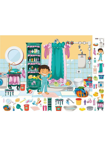 Книга дитяча "Виммельбух. У домі" (F00027994) MIC (362434843)