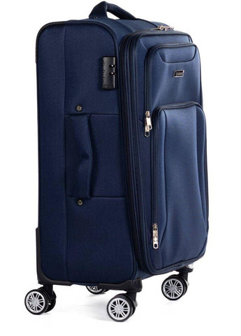 Чемодан Средний М тканевый S110374S 75L Темно-синий Horoso (297644170)