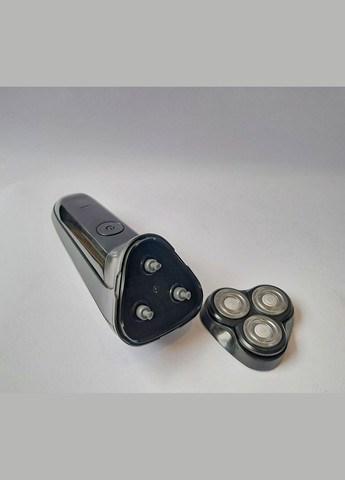 Електробритва акумуляторна роторна gertzy mg-716 чорна No Brand (325701640)