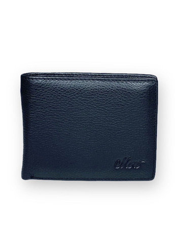 Чоловічий гаманець з затискачем натуральна шкіра 2 відділення для купюр розмір: 11 5*9*3 см чорний Moro (266912016)