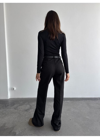 Женские теплые классические штаны черного цвета 35773 Fashion (366883439)
