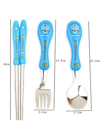 Набір дитячих столових приборів Winnie the Pooh жовтий (OK0018_2) No Brand (315922582)