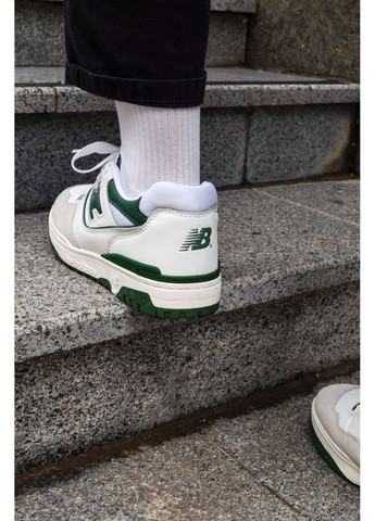 КРОСІВКИ ЖІНОЧІ NEW BALANCE 550 WHITE GREEN НЬЮ БЕЛАНС 550 No Brand сірі демісезони (368868021)