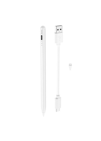 Стилус GM108 Smooth series fast charging capacitive pen for iPad White Hoco (355412591)