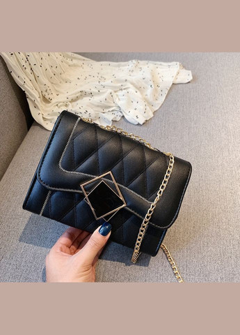 Женская мини сумочка клатч на цепочке, маленькая сумка через плечо Белый No Brand (298997535)