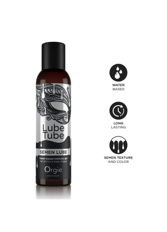 Лубрикант с имитацией спермы Lube Semen Lube, 150 мл, водное основание, без вкуса и запаха Orgie (329447450)